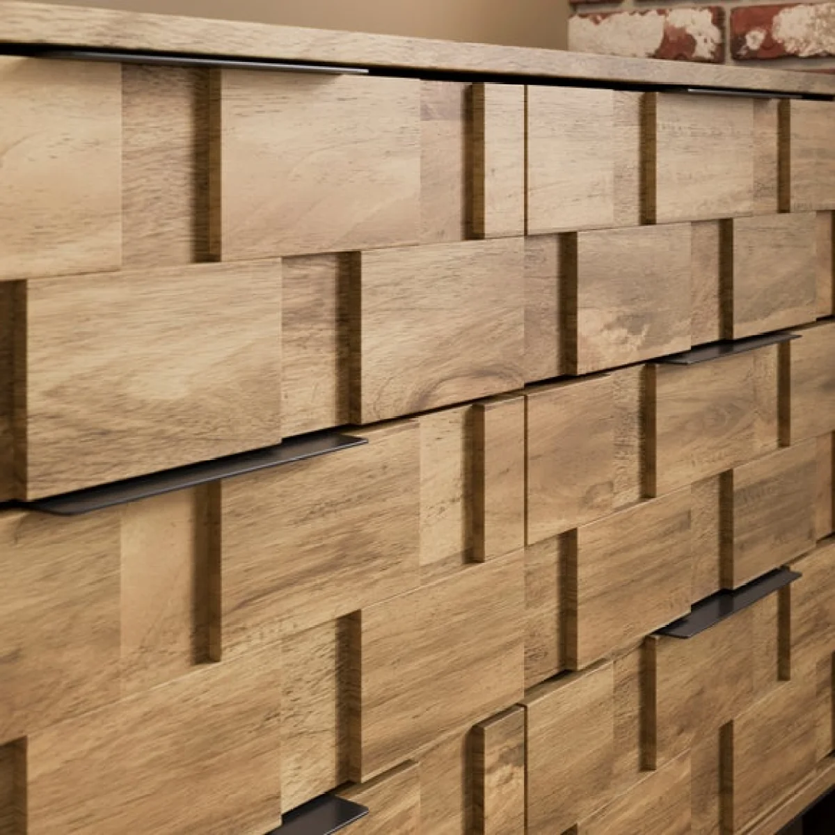 Watson 6 Drawer Chest, Wood Effect – image 3