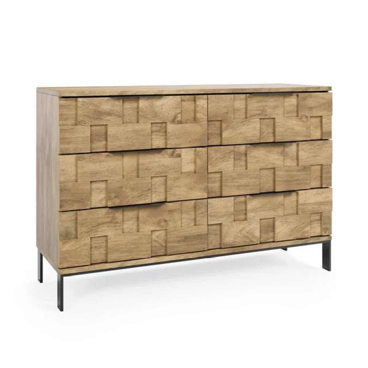Watson 6 Drawer Chest, Wood Effect – image 6