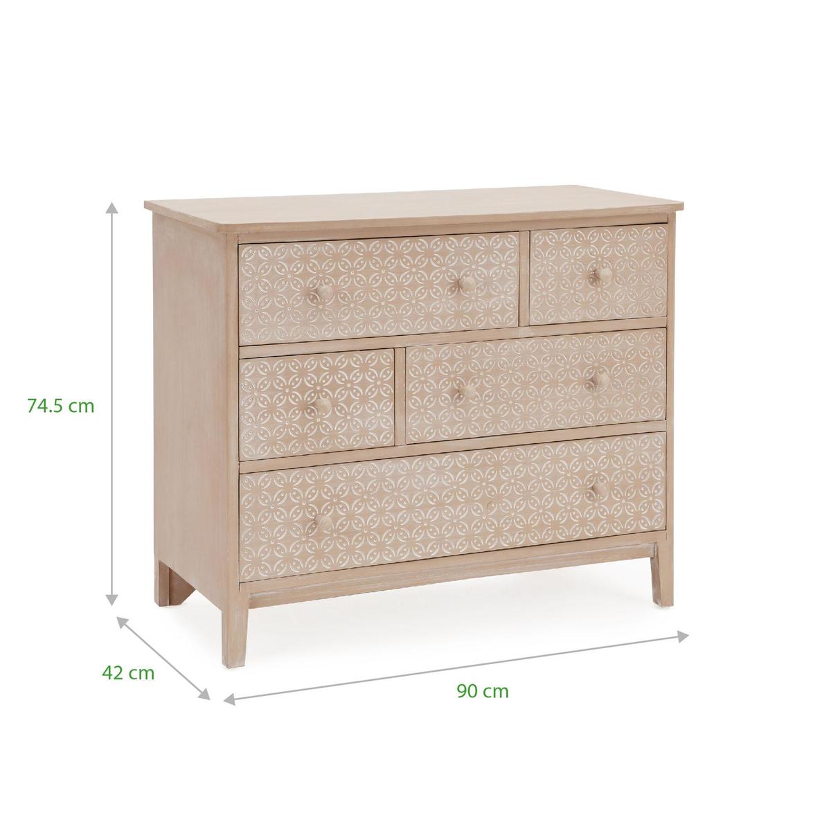 Ivy Chest of Drawers Natural – image 7