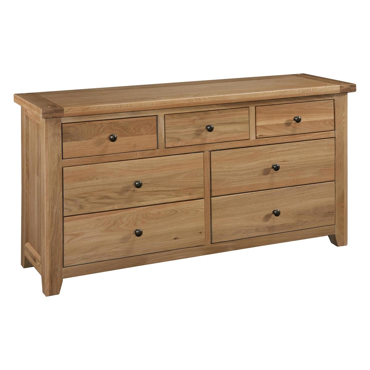 Furnitureland - California 3+4 Drawer Chest of Drawers - Brown – image 2