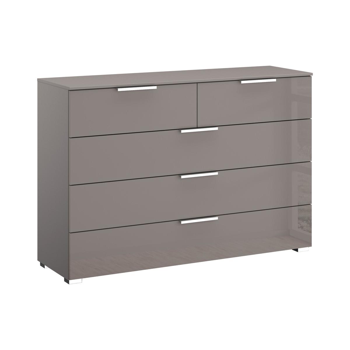 Rauch - Perth 5 Drawer Chest - Grey