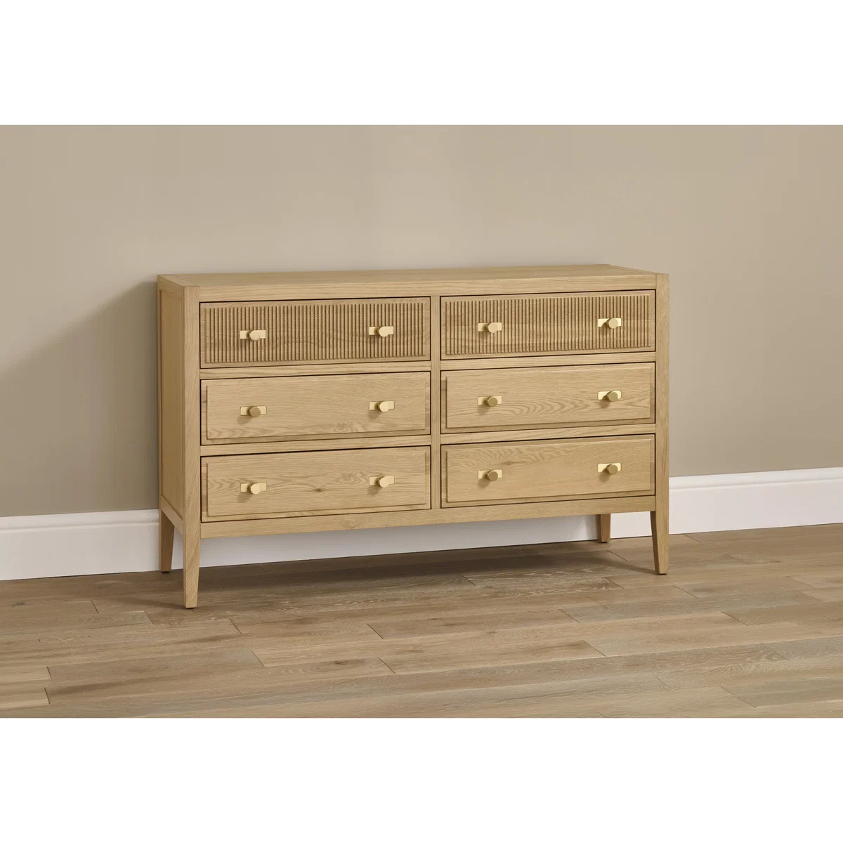 Alicent 3+3 Drawer Wide Chest - Bedroom Furniture - In Time for Christmas – image 2