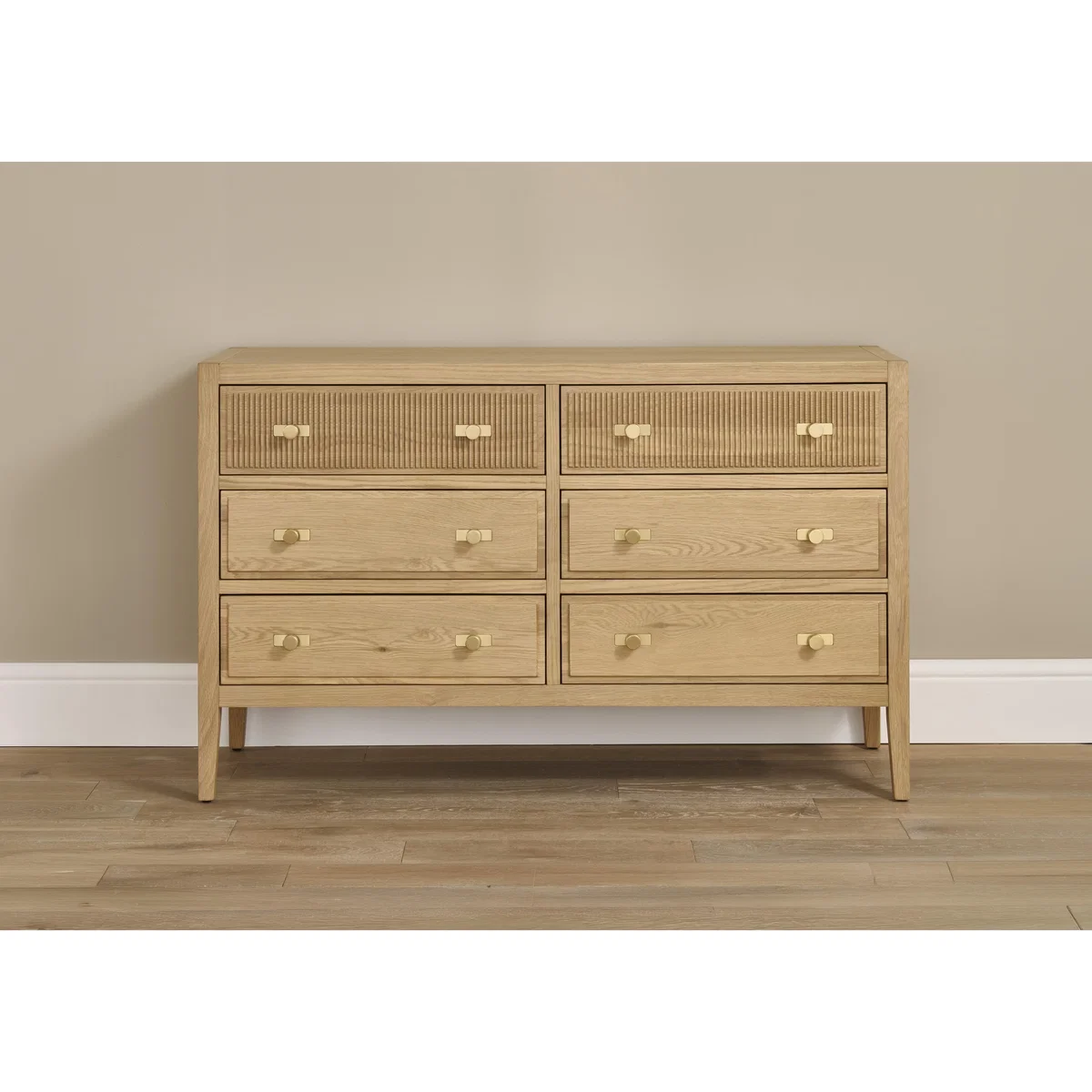 Alicent 3+3 Drawer Wide Chest - Bedroom Furniture - In Time for Christmas – image 3