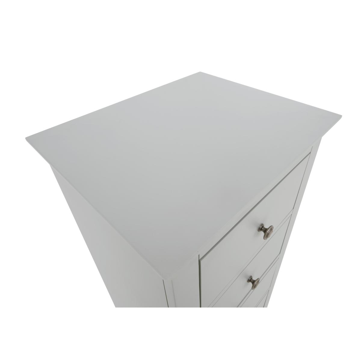 Tiverton 5 Drawer Tall Chest - White – image 3