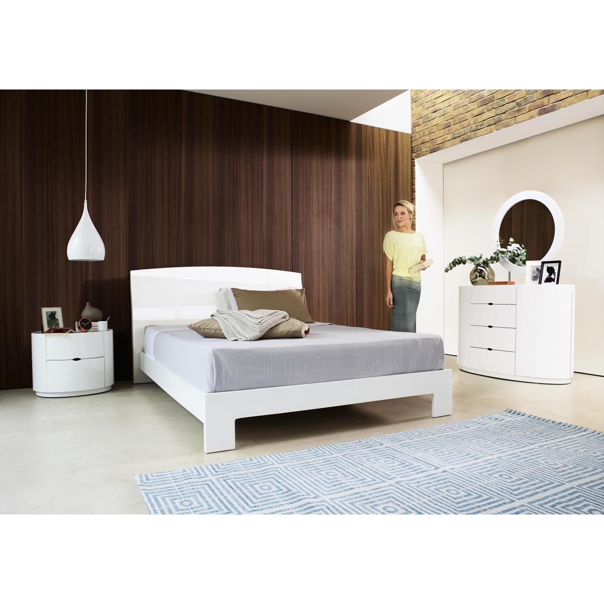 Polar 5 Drawer Tall Chest - White – image 2