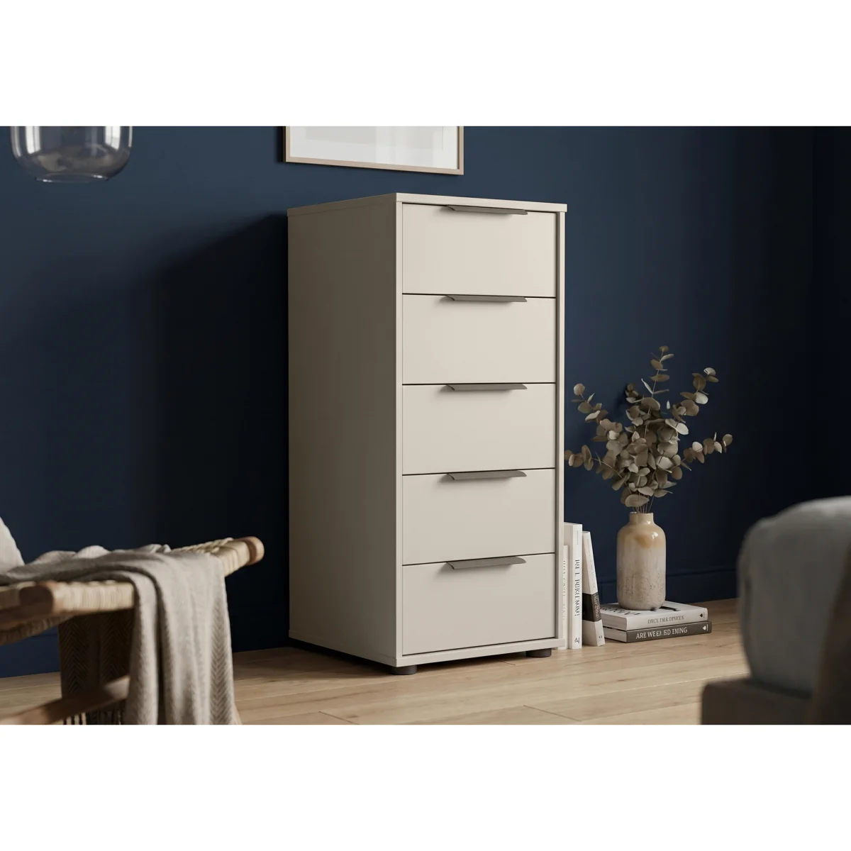 Wiemann - Instinct 40cm 5 Drawer Matt Finish Chest - Bedroom Furniture - In Time for Christmas – image 2