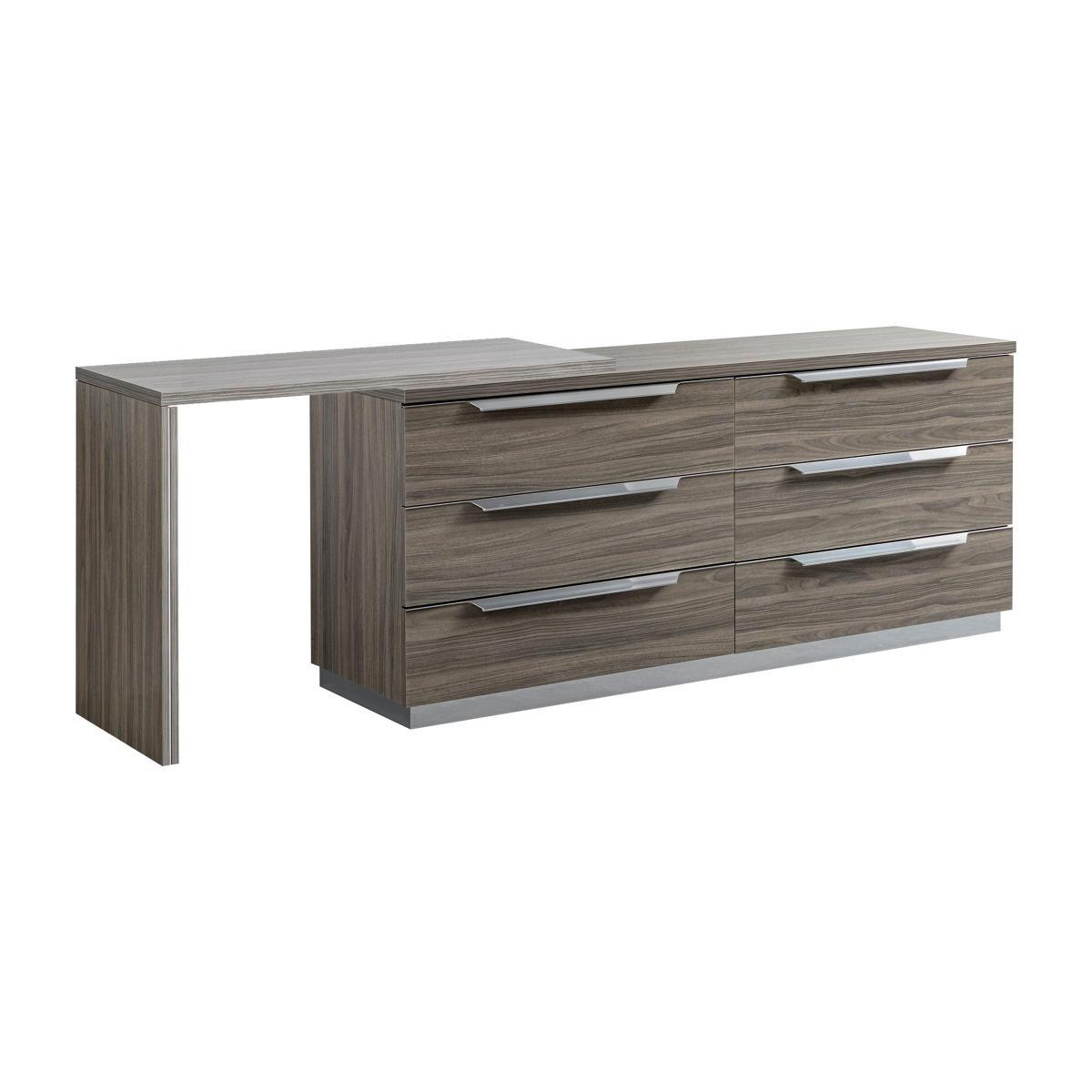 Venezia 6 Drawer Double Chest with Dresser Extension