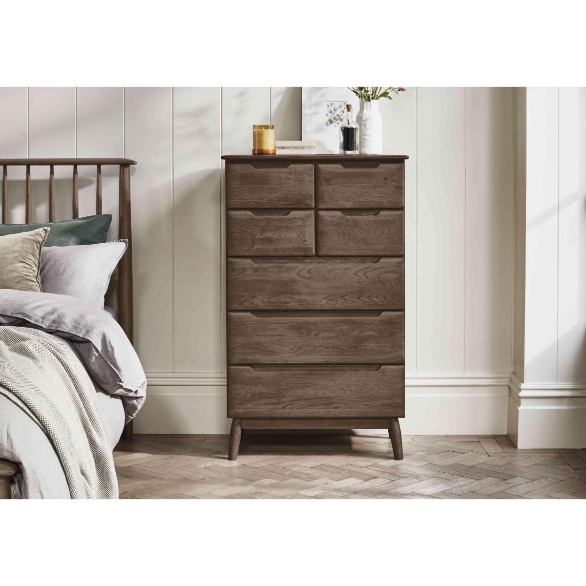 Stockholm 3+4 Drawer Tall Chest – image 2