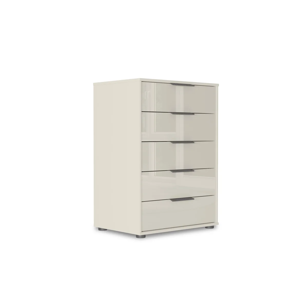 Wiemann - Instinct 60cm 5 Drawer Glass Chest - Champagne - Bedroom Furniture - In Time for Christmas – image 3
