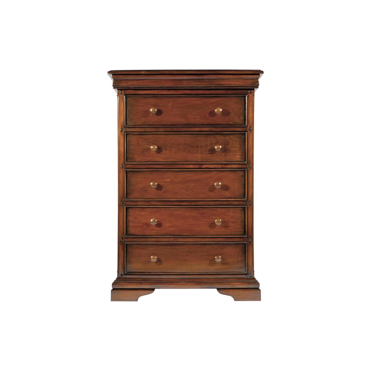 Loxley 6 Drawer Chest - Brown