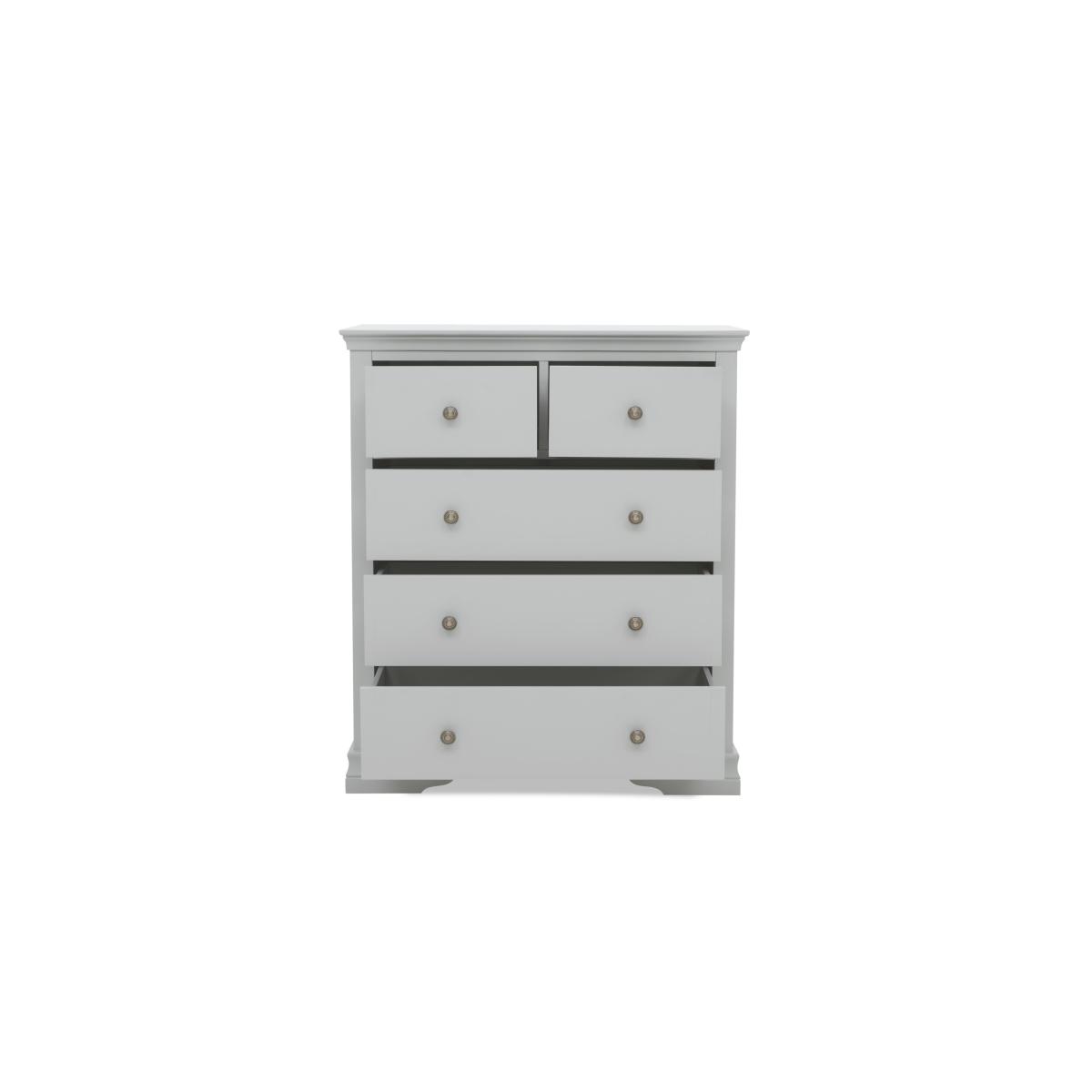 Tiverton 2+3 Drawer Chest - Dove Grey – image 6
