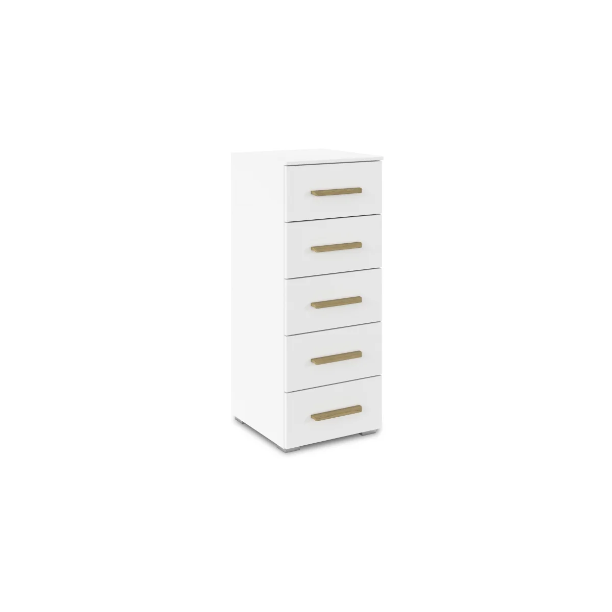 Rauch - Flavia 5 Drawer Decor Tall Chest - Metallic Grey – image 3