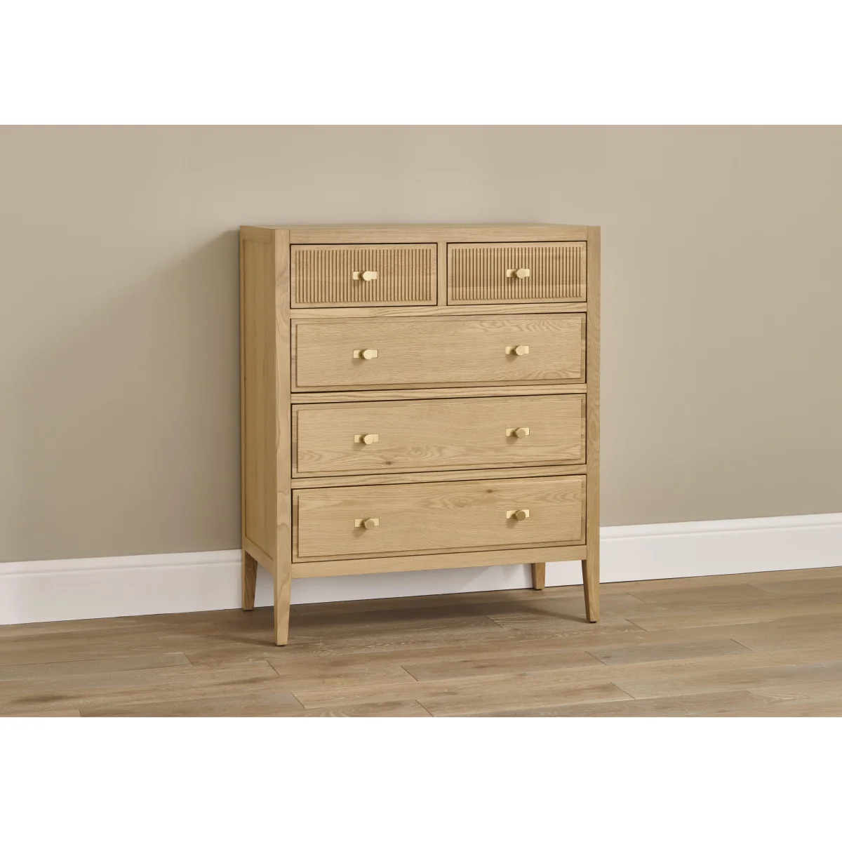 Alicent 3+2 Drawer Chest - Bedroom Furniture - In Time for Christmas – image 2