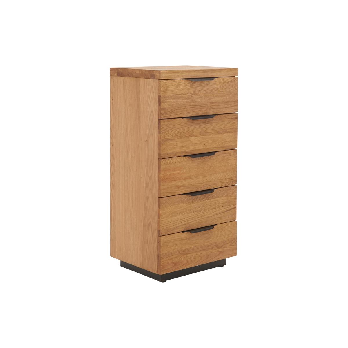Earth 5 Drawer Narrow Chest of Drawers - Brown - By Furniture Village – image 2