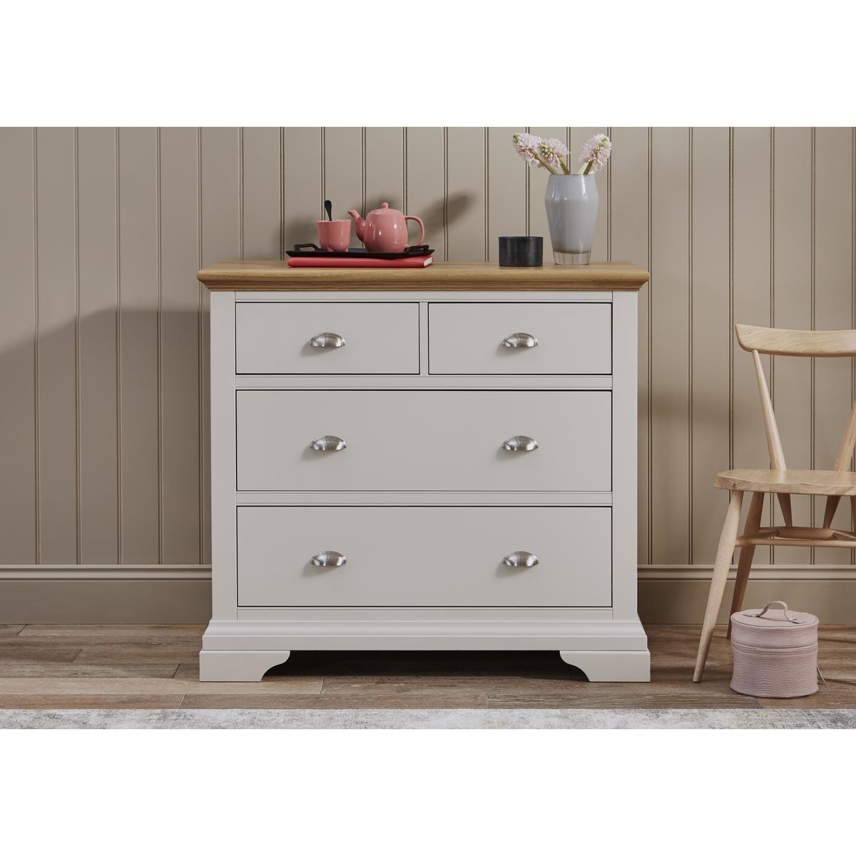 Furnitureland - Emily 4 Drawer Chest - Brown – image 2