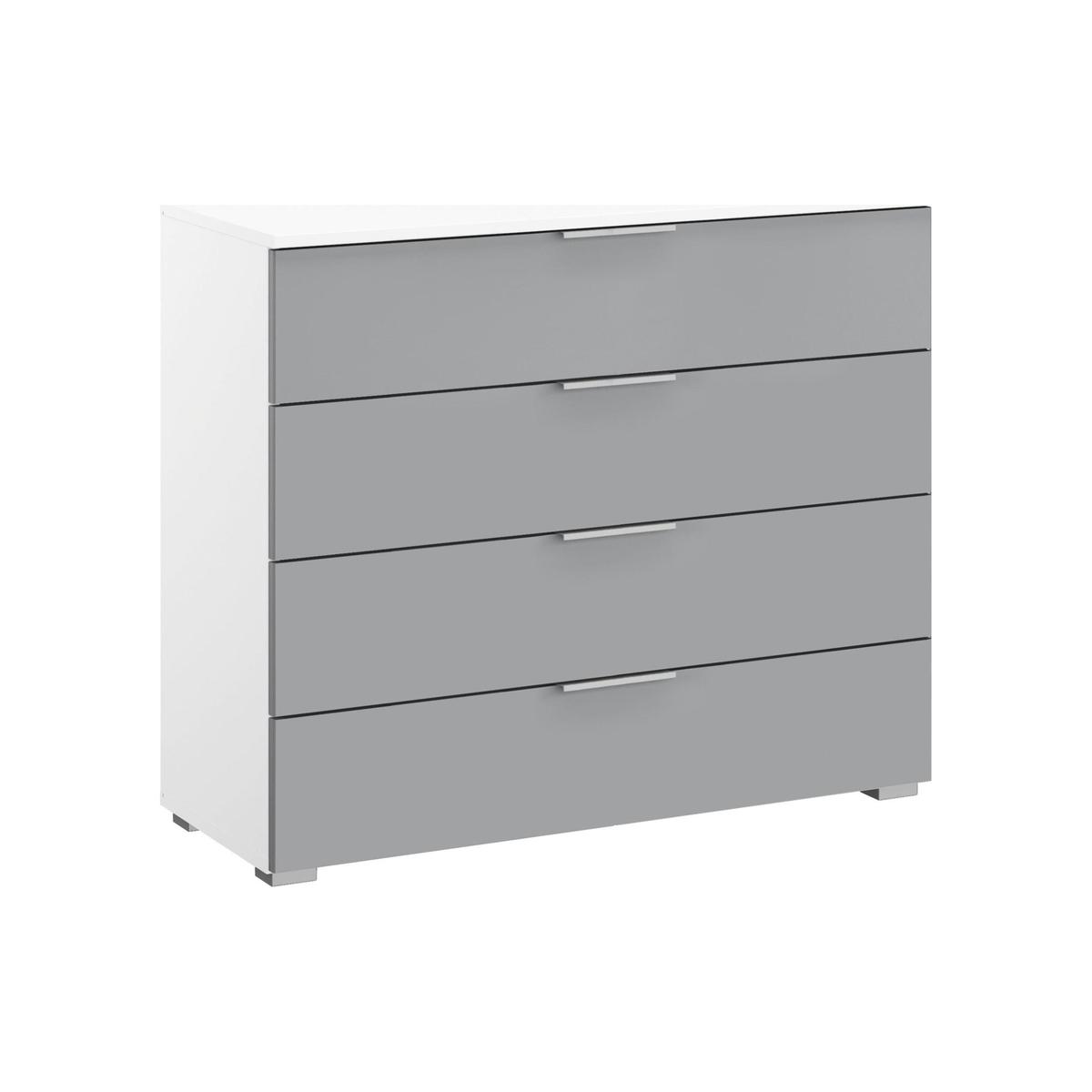 Rauch - Indiana 4 Drawer Wide Chest of Drawers - Grey
