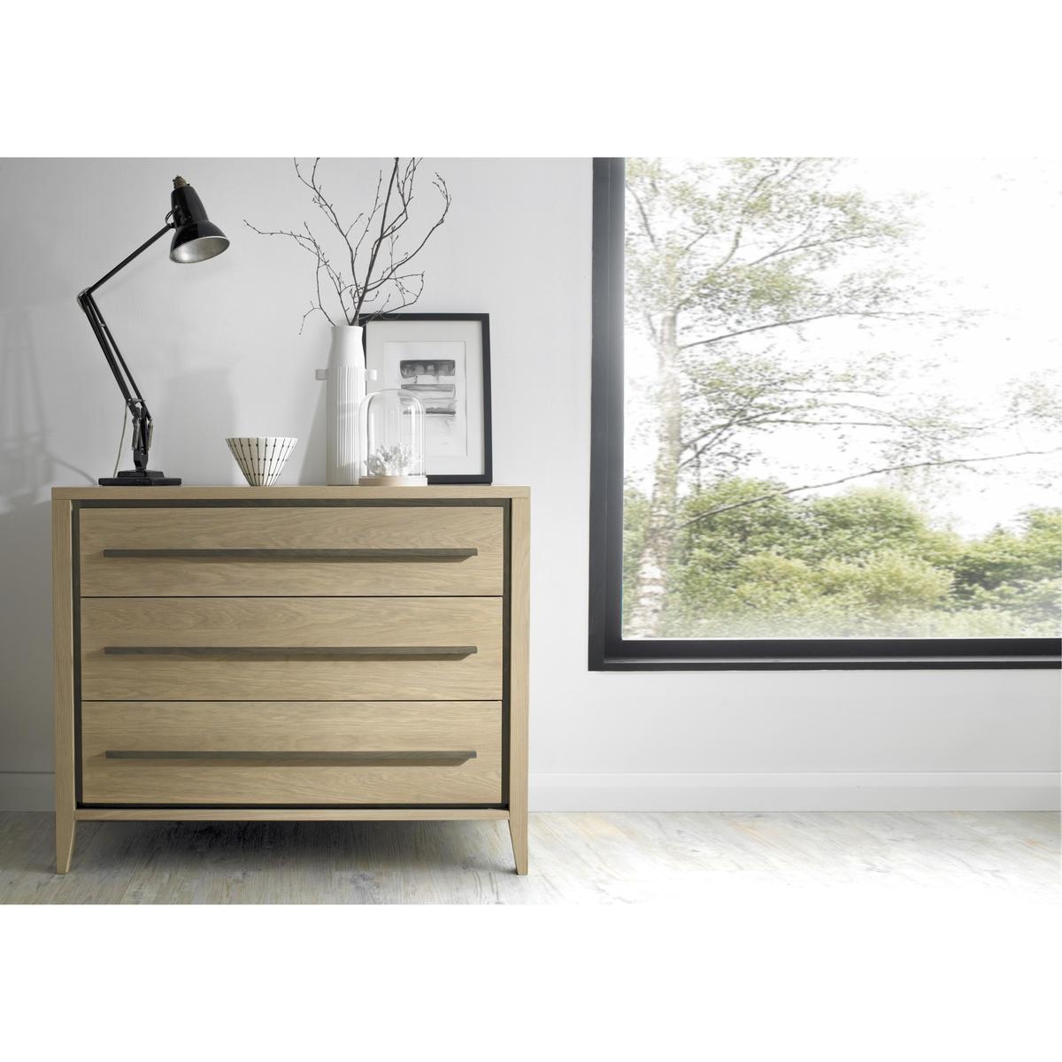 Durrell 3 Drawer Chest - Brown – image 3