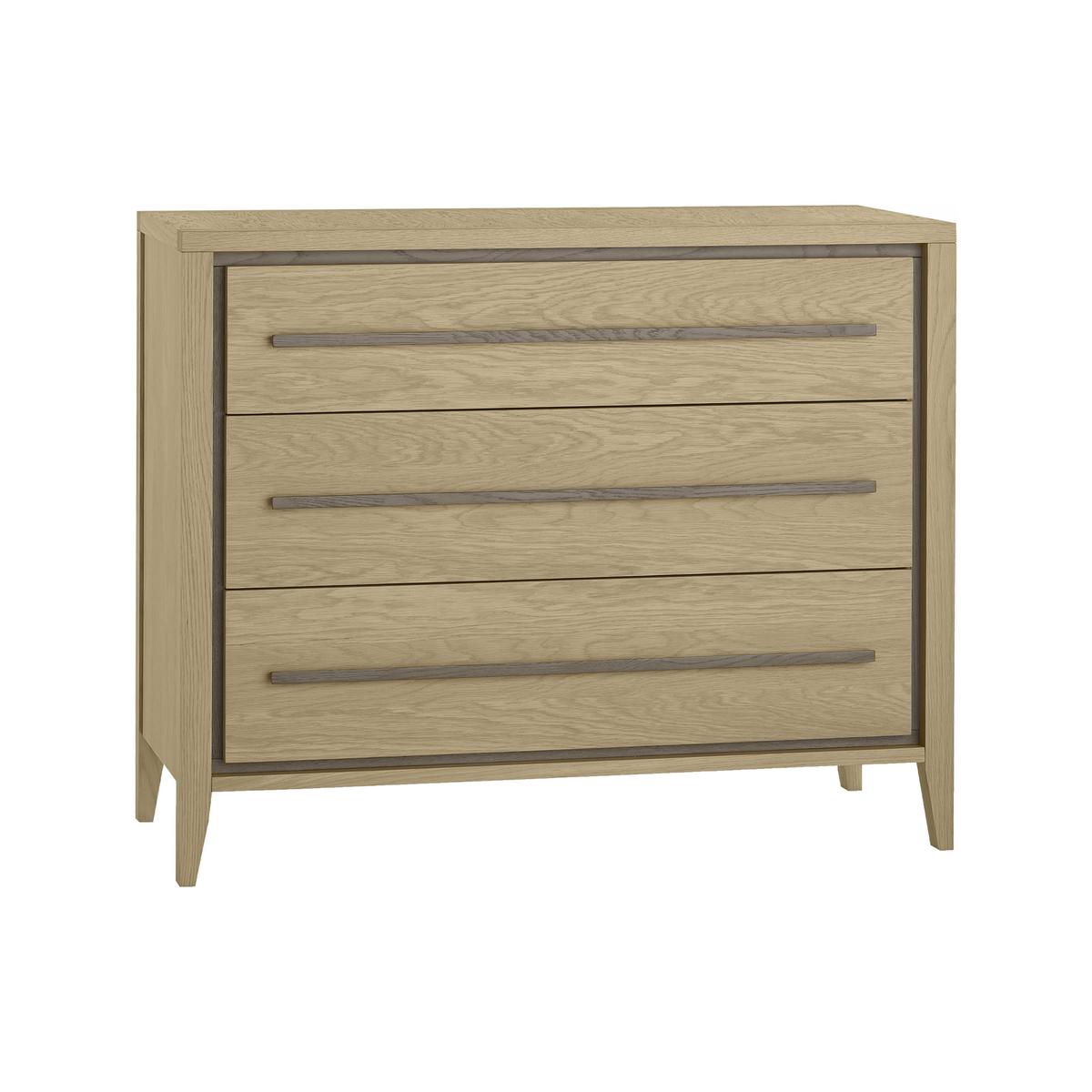 Durrell 3 Drawer Chest - Brown – image 2