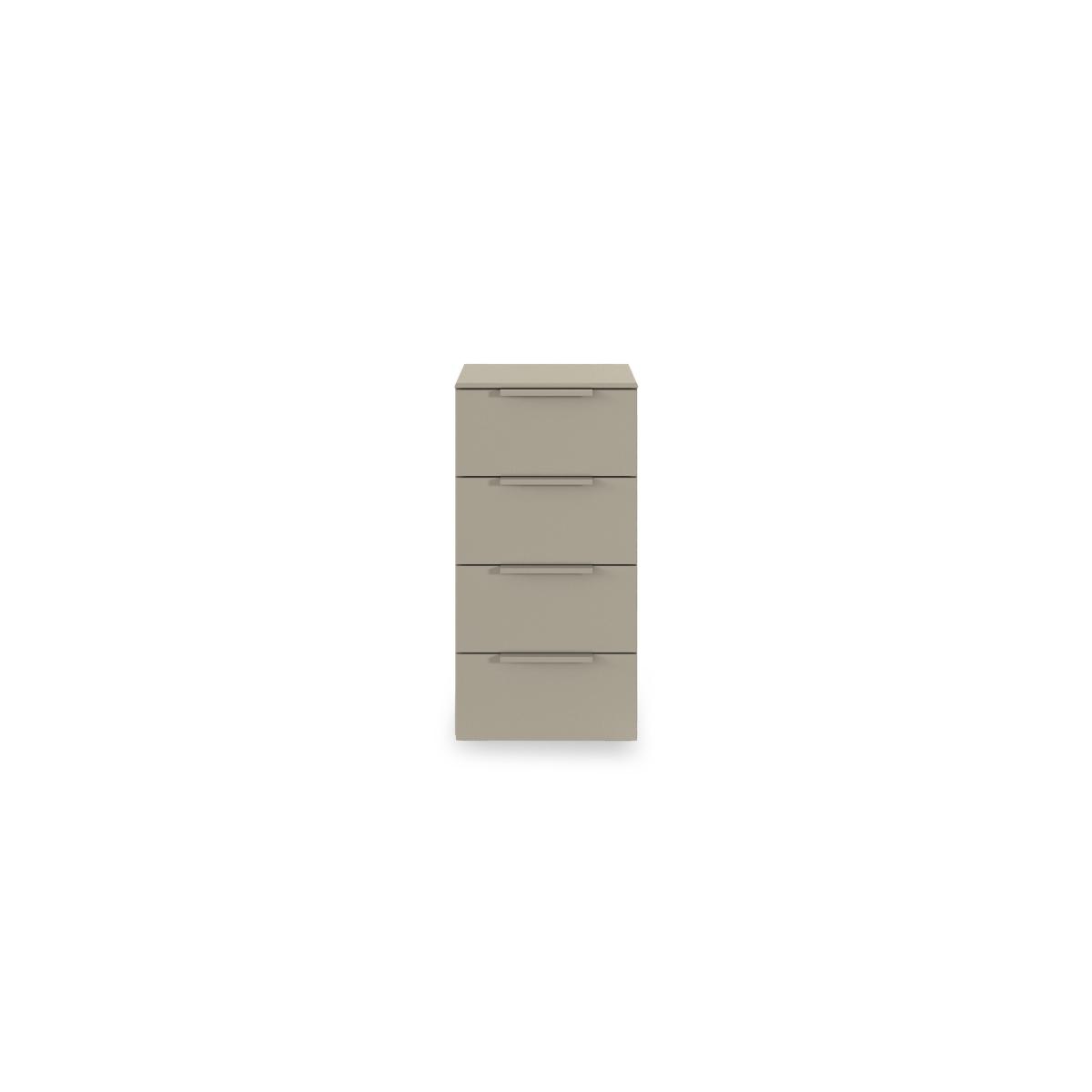 Rauch - Haven 40cm 4 Drawer Décor Chest - Silk Grey/Silk Grey Front – image 3