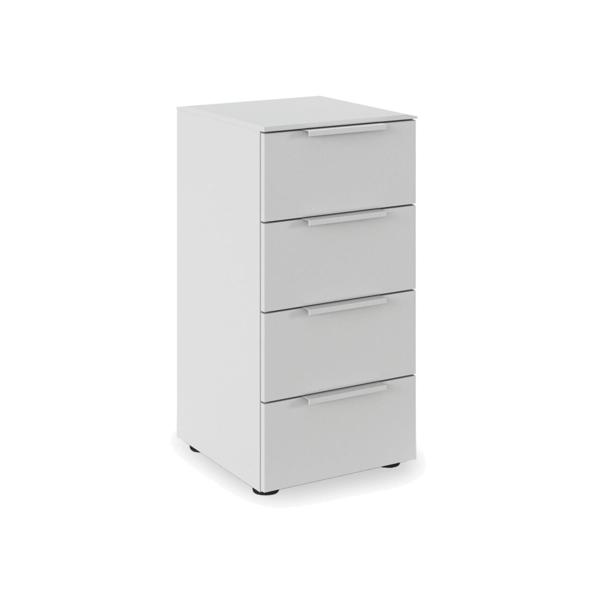 Rauch - Haven 40cm 4 Drawer Décor Chest - Silk Grey/Silk Grey Front – image 1