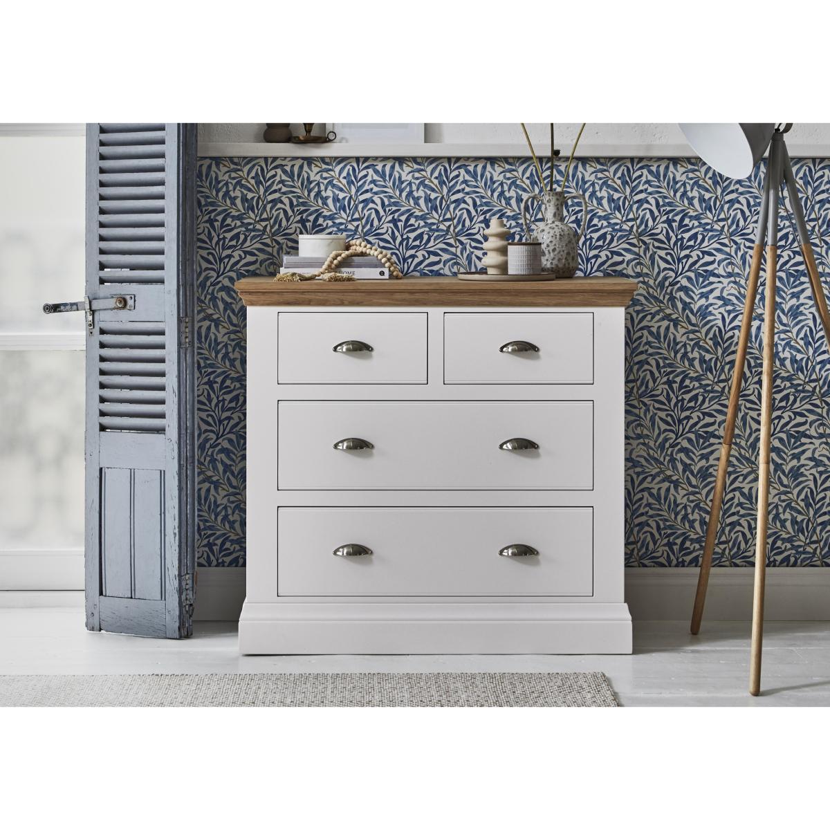 Ottaway 4 Drawer Chest - White – image 2