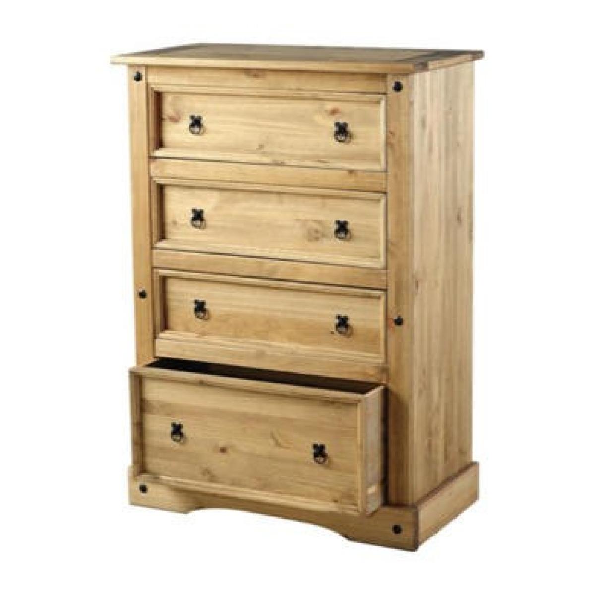 Seconique Original Corona Pine 4 Drawer Chest – image 2