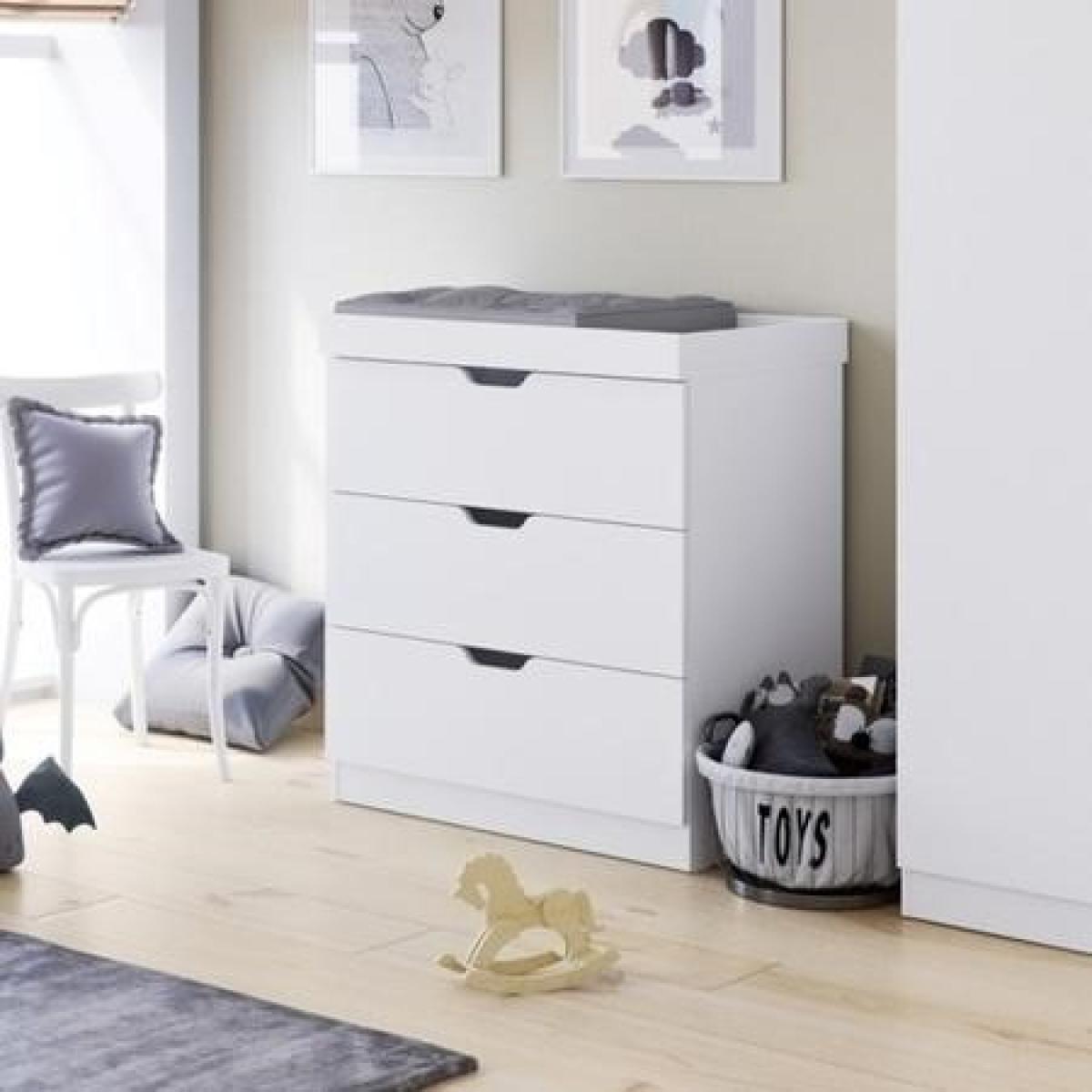 Ickle Bubba White Changing Unit / Chest - Coleby – image 1