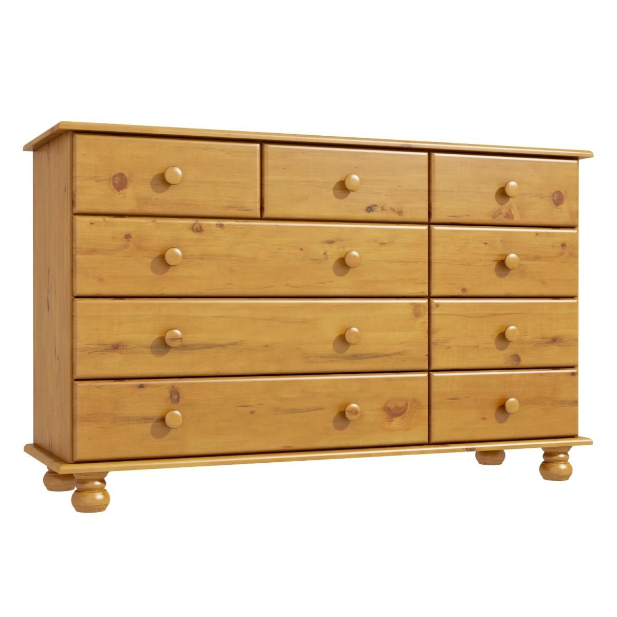 Wide Pine Chest of 9 Drawers - Hamilton – image 3