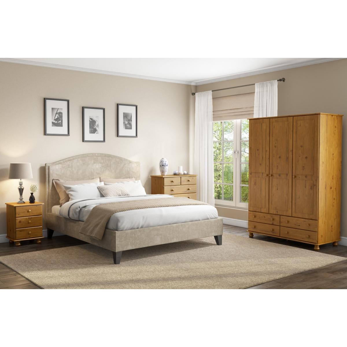 Pine 2+3+4 Wide Chest of Drawers - Hamilton – image 7