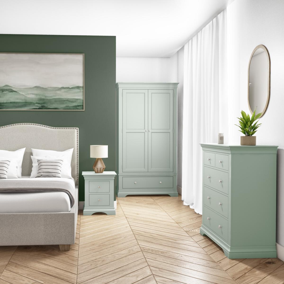 3 + 2 Drawer Chest of Drawers in Sage - Olivia – image 3