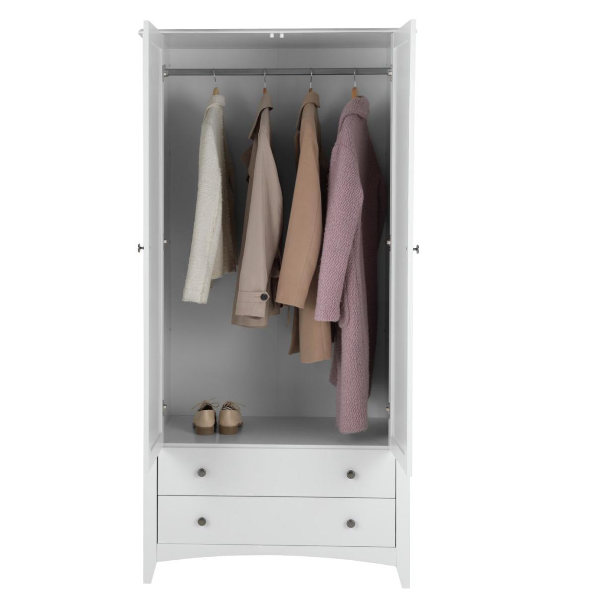 Habitat Minato 3 Piece 2 Door Wardrobe Set - White – image 4