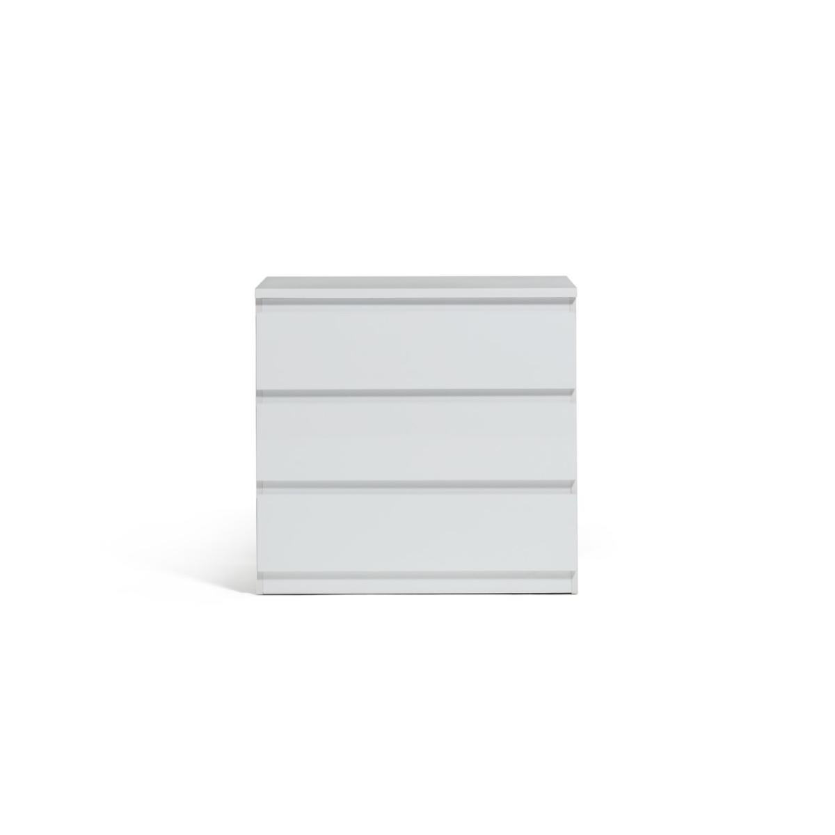 Habitat Jenson Gloss 3 Drawer Chest - White – image 5