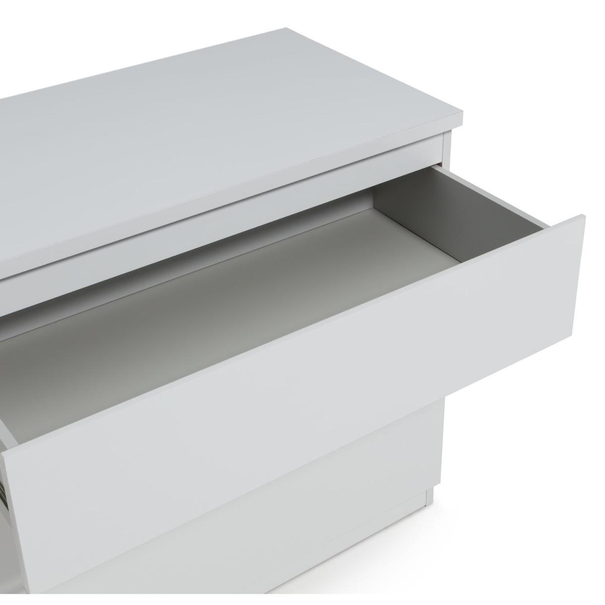 Habitat Jenson Gloss 3 Drawer Chest - White – image 7