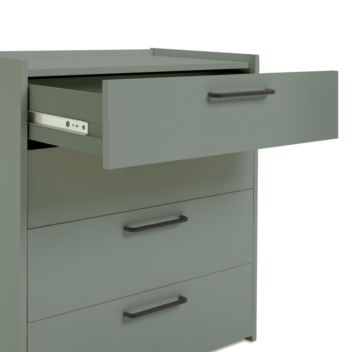Habitat Oldham Wide 4 Drawer Chest - Green – image 4