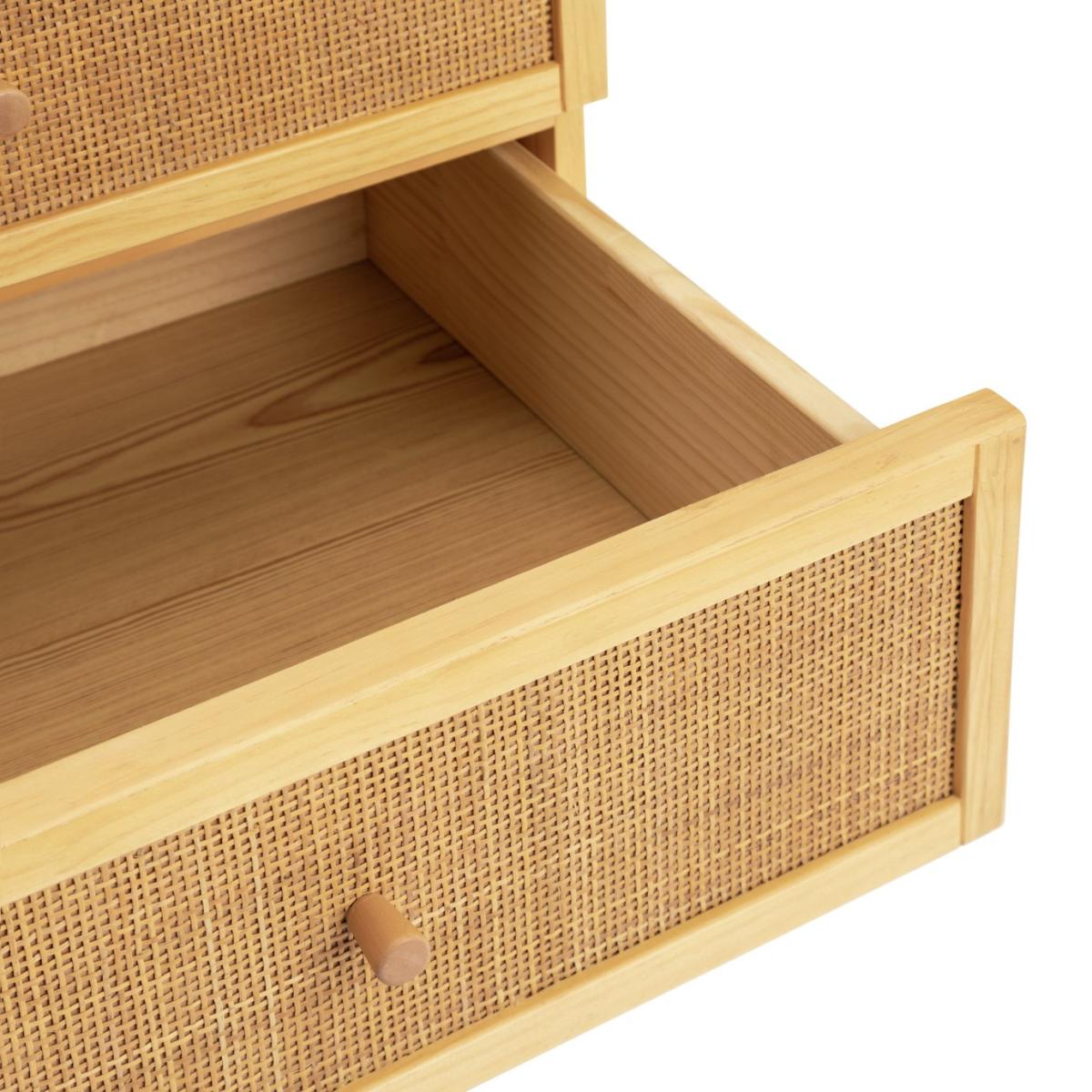 Habitat Simone 2 + 2 Wide Drawer Rattan Chest – image 7