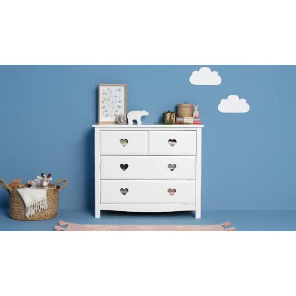 Habitat Kids Mia 2+2 Chest of Drawers - White – image 3