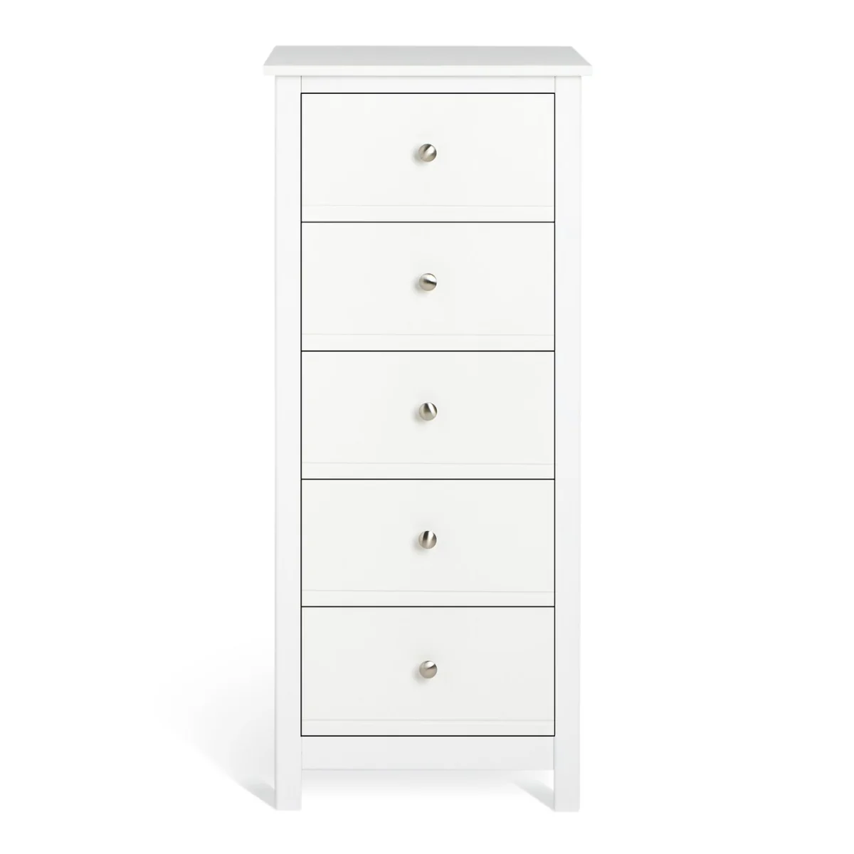 Habitat Brooklyn 5 Drawer Tallboy - White – image 4
