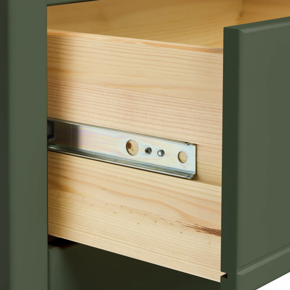 Habitat Brooklyn 6 Drawer Chest - Green – image 4