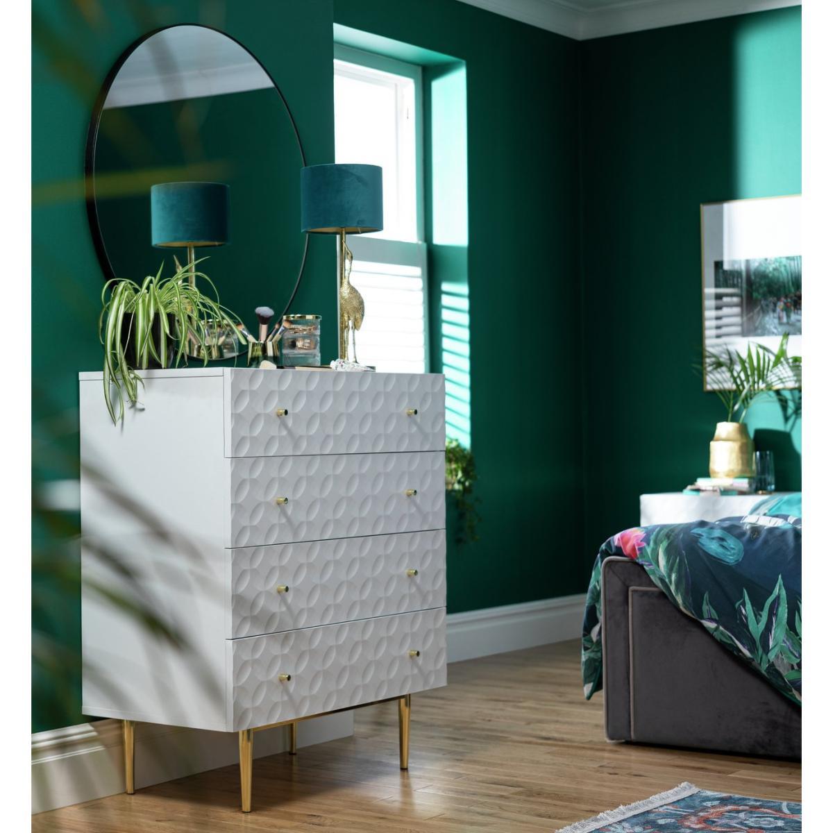 Habitat Sienna 4 Drawer Chest - White – image 2