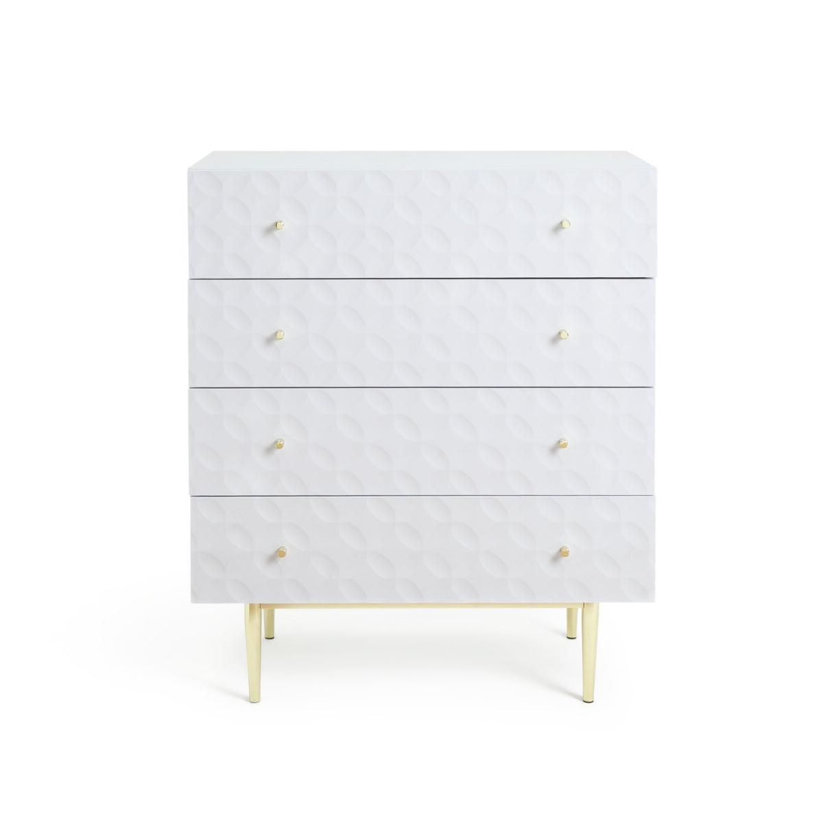 Habitat Sienna 4 Drawer Chest - White – image 4