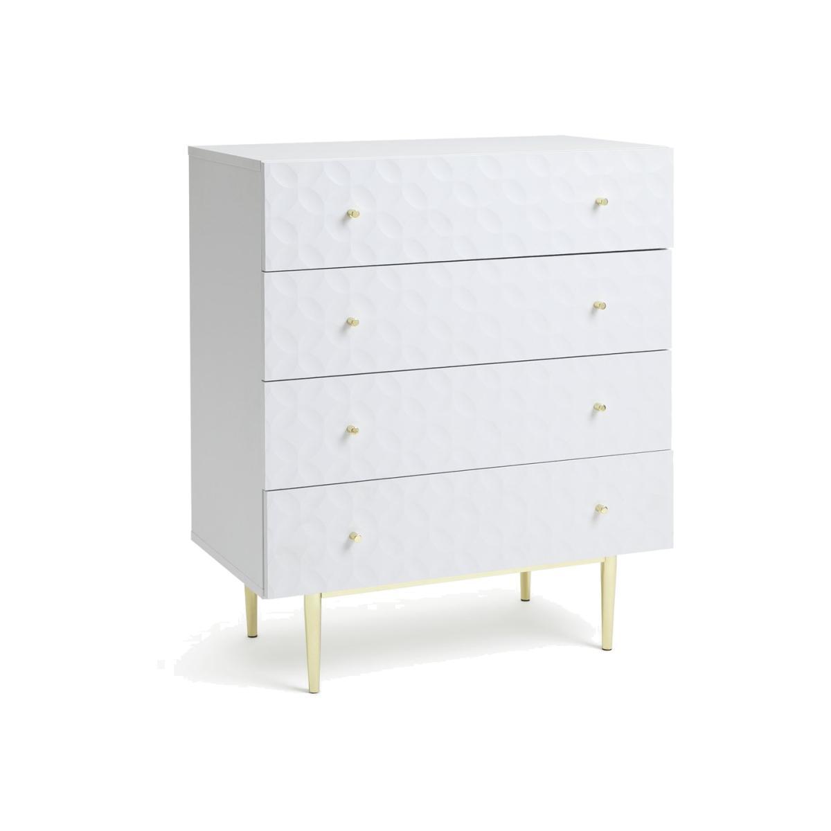 Habitat Sienna 4 Drawer Chest - White – image 1