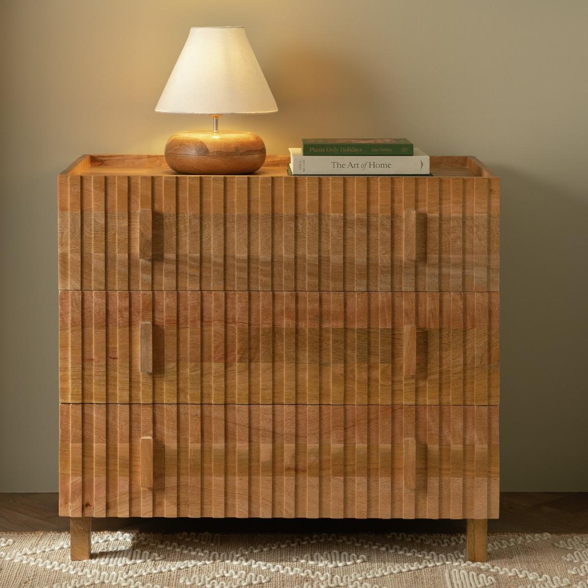 Habitat Jericho 3 Drawer Chest - Natural – image 2