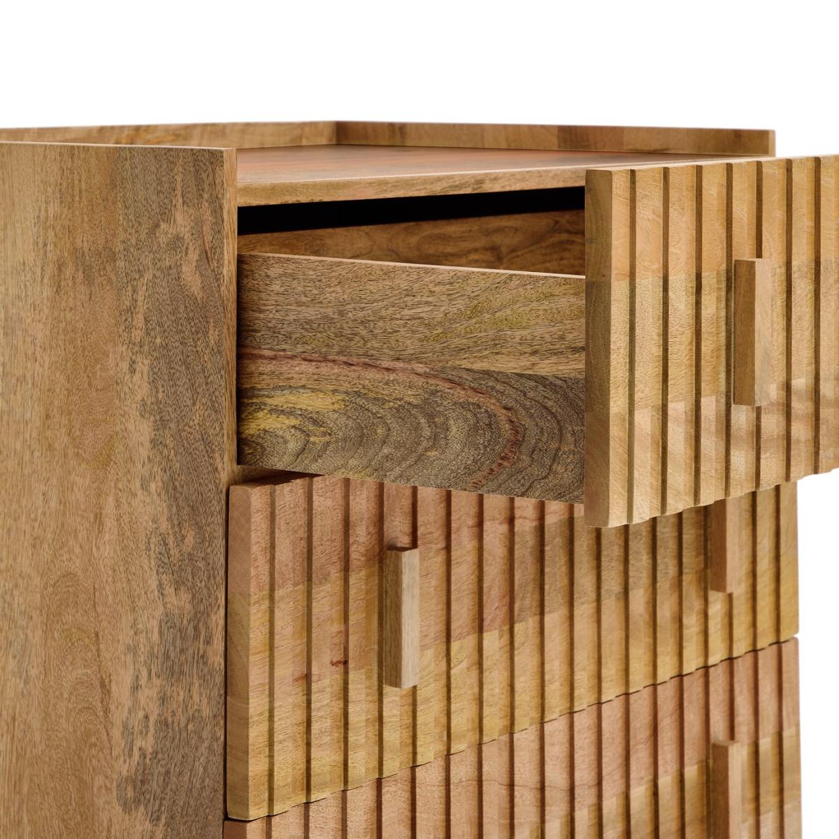 Habitat Jericho 3 Drawer Chest - Natural – image 4