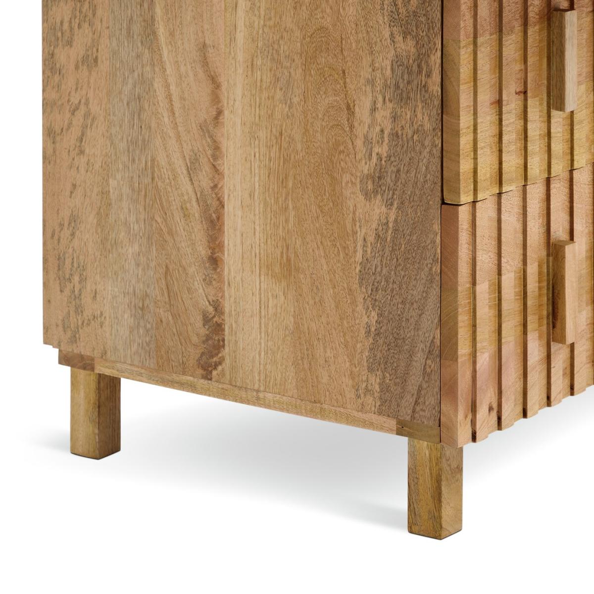 Habitat Jericho 3 Drawer Chest - Natural – image 5