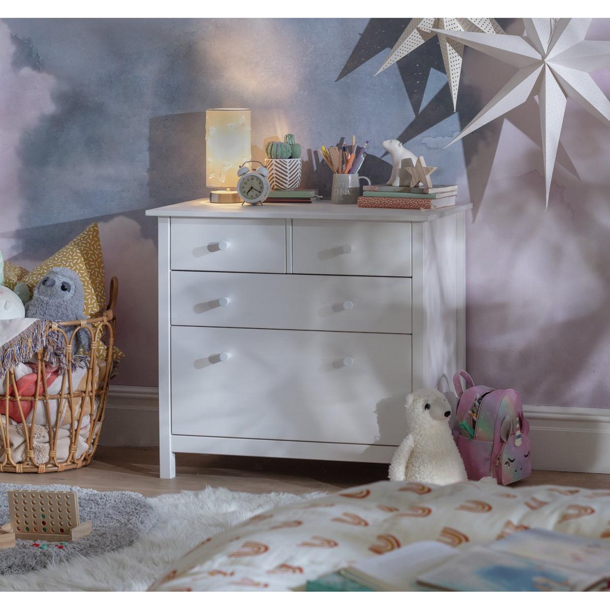 Habitat Kids Scandinavia 4 Chest of Drawers - White – image 2