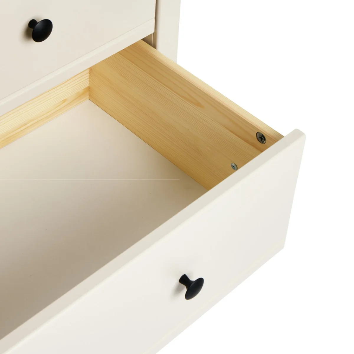 Habitat Brooklyn 4 Drawer Chest - Cream And Oak – image 6