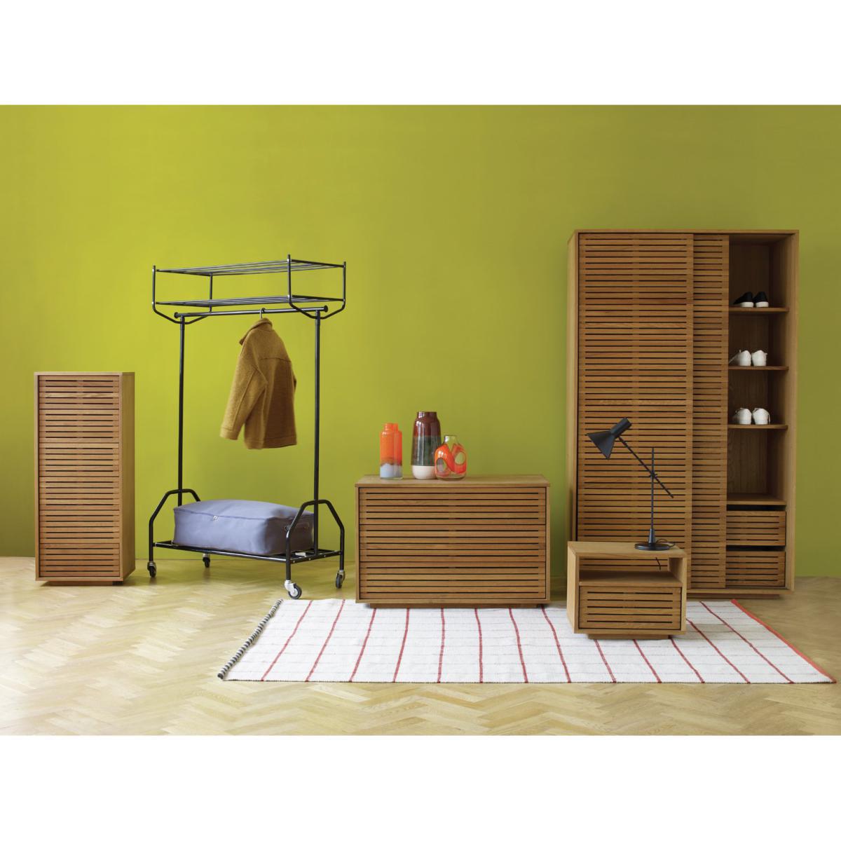 Habitat Max 2 Bedside Table & 3 Drawer Chest Set - Oak – image 2
