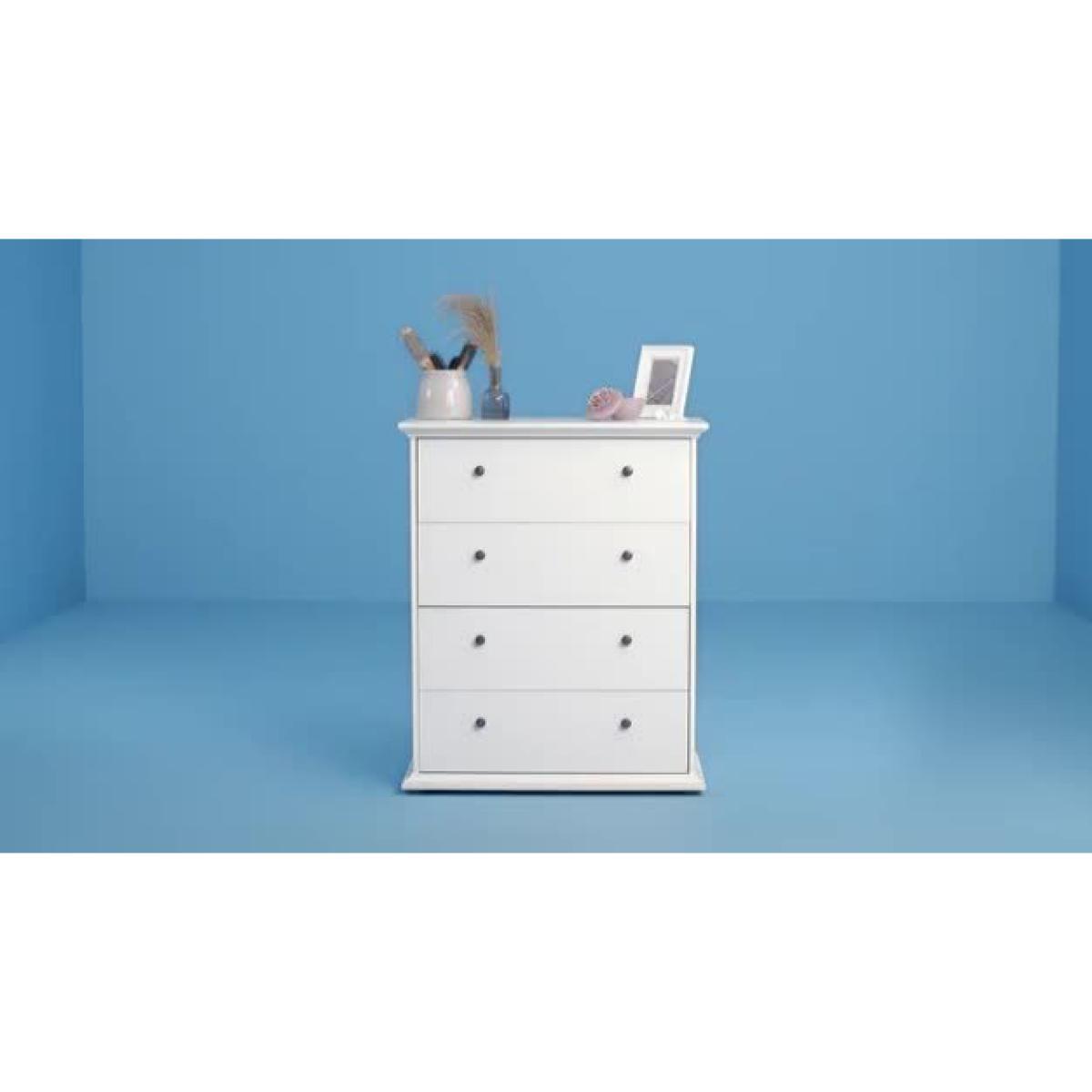 Habitat Heathland 4 Drawer Chest - White – image 2
