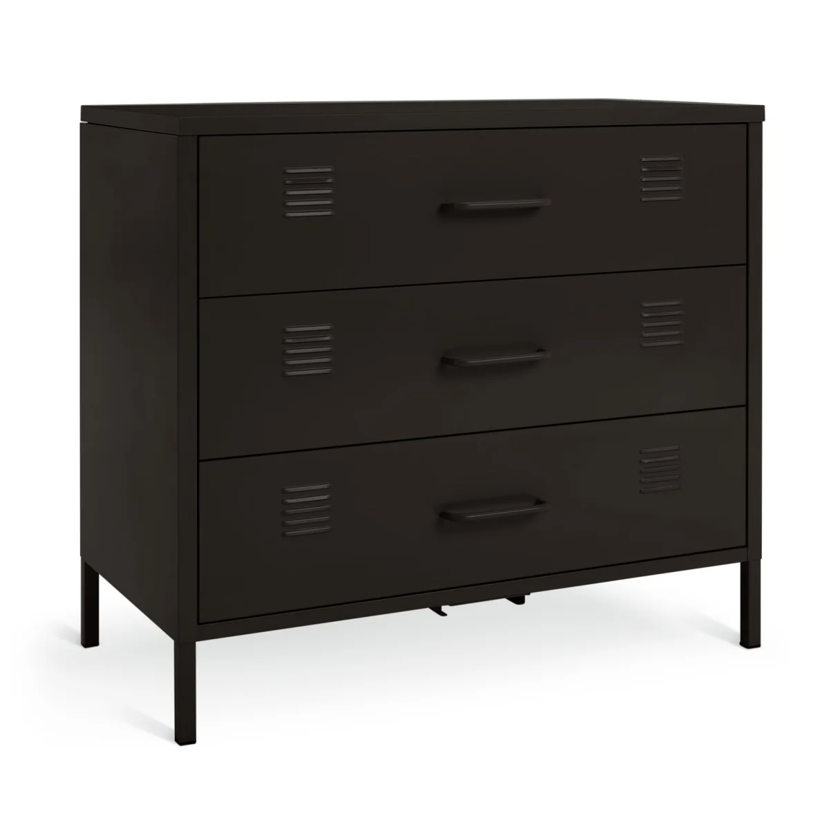 Habitat Stevie 3 Drawer Chest -Black – image 2
