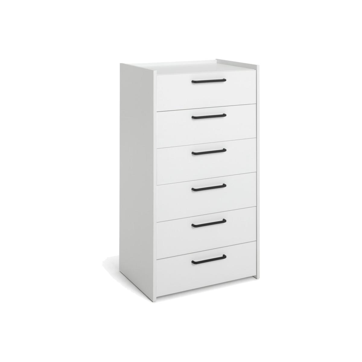 Habitat Oldham 6 Drawer Chest - White – image 1
